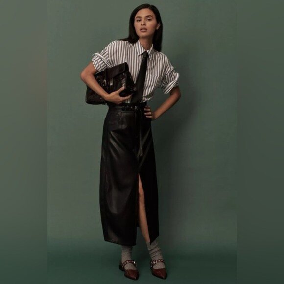 NWT Size MP - The Bennet Buttondown Shirt by Maeve 100% Cotton (NWT US$ 98) - Picture 6 of 17